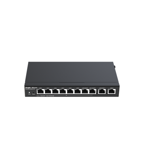 REYEE RG-EG310GH-P-E Balanceador / Router / 8 PoE +2 GE / 120W / Hasta 4 WAN / 300 users / SMB 1.5Gbps throughp, REYEE RG-EG310GH-P-E