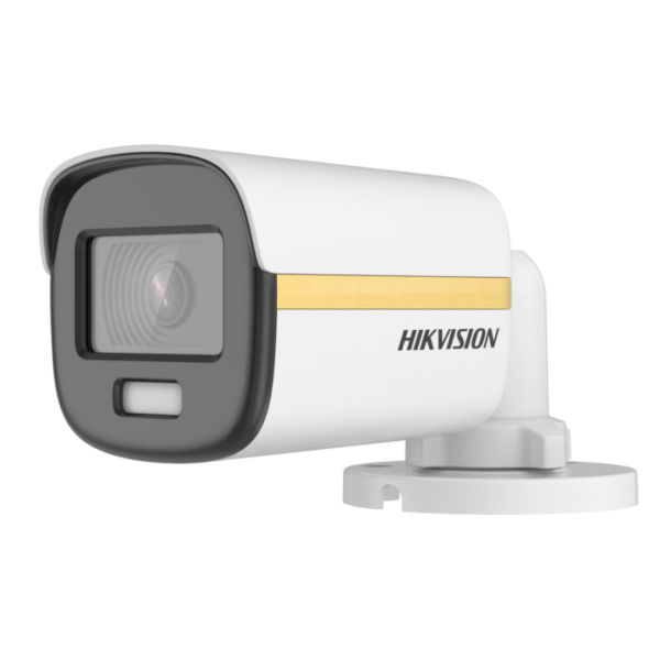 Camara bullet AUDIO, 2.8mm, 2MP, ColorVu, LED blanca hasta 20m Metalica, HIKVISION DS-2CE10DF3T-FS (2.8mm) (O-STD