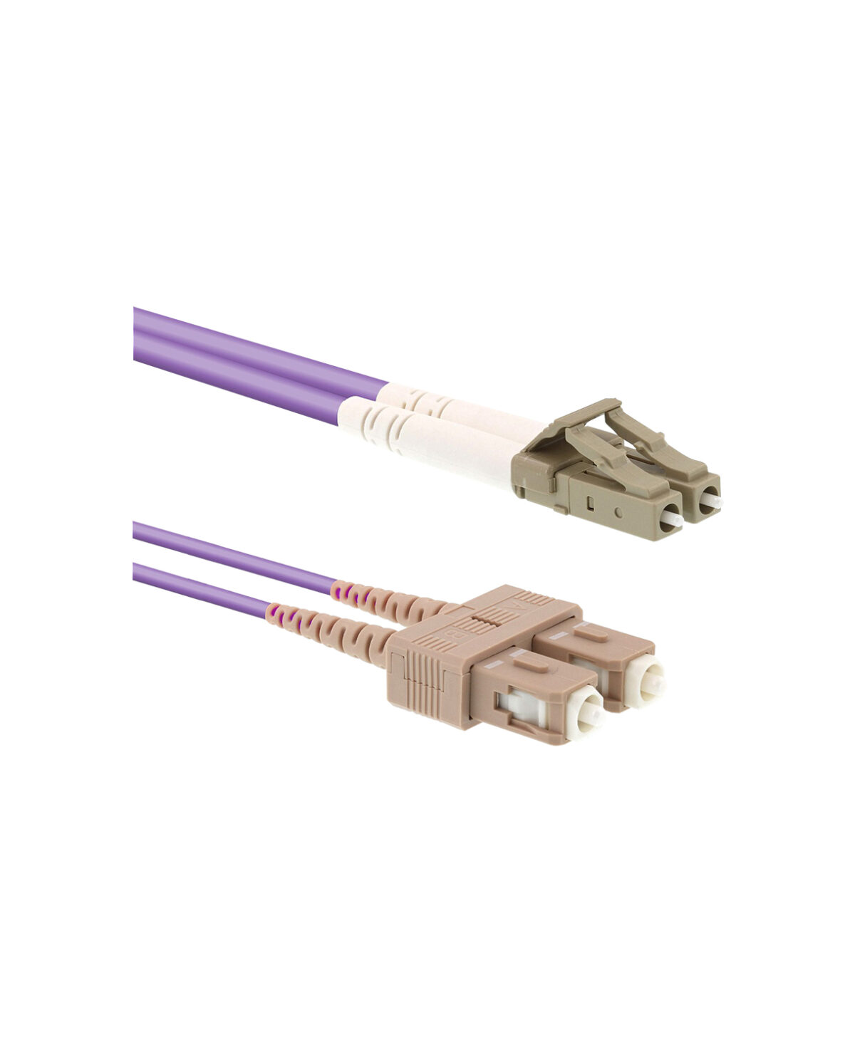 Patch Cord SC - LC Multimodo Duplex OM4 50/125um 3M, LANTEK LTK-SC-LC/UPC MMDXOM43M