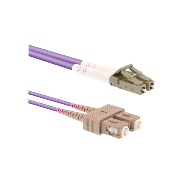 Patch Cord SC - LC Multimodo Duplex OM4 50/125um 3M, LANTEK LTK-SC-LC/UPC MMDXOM43M