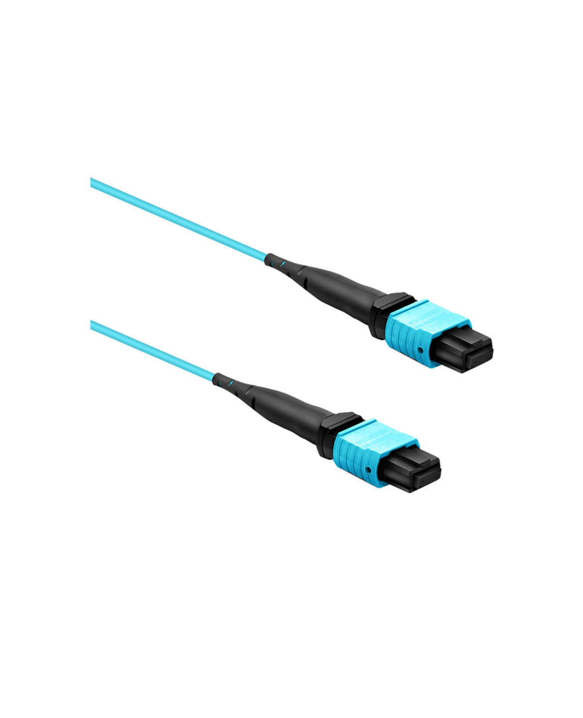 MPO to MPO Trunk Cable 12 Fiber Female Type B 2m Multimodo OM3, LANTEK LTK-MPO12-OM3-2M