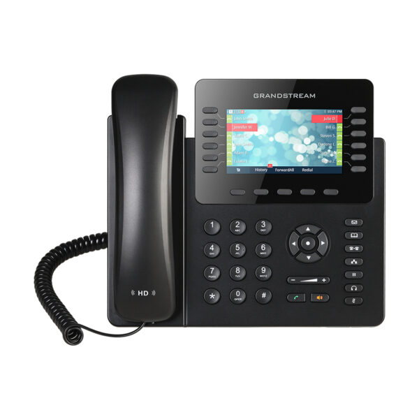 Telefono IP 12 líneas, bluetooth, pantalla led 4.3 a color, POE, GRANDSTREAM GXP2170