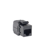 Jack RJ45 CAT6A Hembra Negro