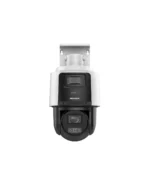 Camara PTZ IP TandemVu 4MP + 4MP Zoom Optico 4X ColorVu IR 40m/30m Luz Blanca 30m IP66 PoE+ Audio Bidirecciona, HIKVISION DS-2SE3C404MWG-E/14(2.8mm) - Image 2