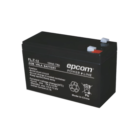 Bateria para UPS 7ah 12v DLux, EPCOM PL712