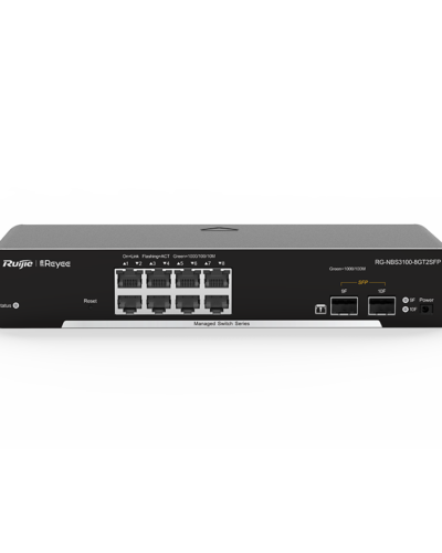 Switch Acceso L2 / 8 GE / 2 SFP, REYEE RG-NBS3100-8GT2SFP