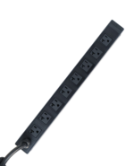 PDU 12 tomas 5-20R 120VAC/20A horizontal 2 fte-10 atras Indicador de Voltaje Prot Sobrecarga c/cable 3mts 5-20P, LANTEK LTK-PDU01220AMP