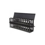 Organizador horizontal 2u Doble Plastico, LANTEK LTK-CB08 - Image 3