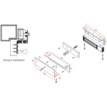 Soporte en ZL para chapas magn?ticas con zumbador, LANTEK LTK-MAG600BZZL - Imagen 3
