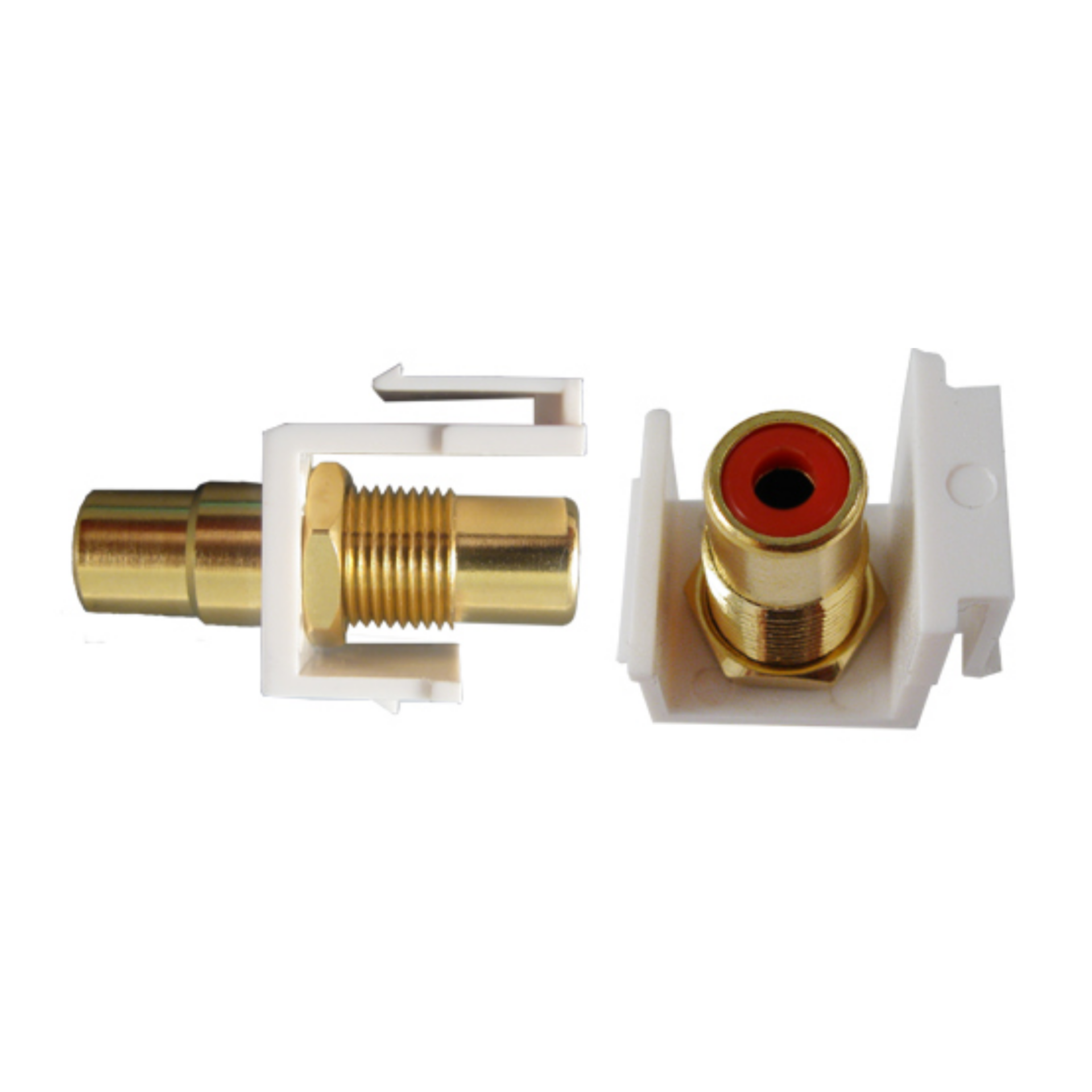 DS-9632NI-I8-68-1.png Jack RCA Hembra doble, ROJO, GOLD KEYSTONE, VERTICAL 037-RCA/W/RD - Image 1