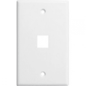 Faceplate placa de pared 1 puerto, LANTEK LTK-F1R