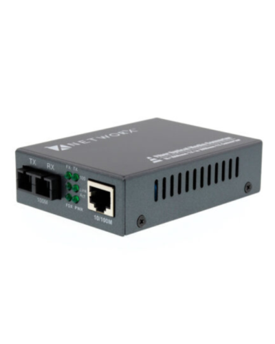 LANTEK LTK-03S2, Convertidor de medios monomodo gigabit SC duplex 1310nm, 20km (MEDIA CONVERTER)