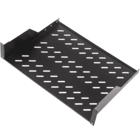 Bandeja 2U 350mm (14) de fondo Ventilada, LANTEK LTK-BAN2014