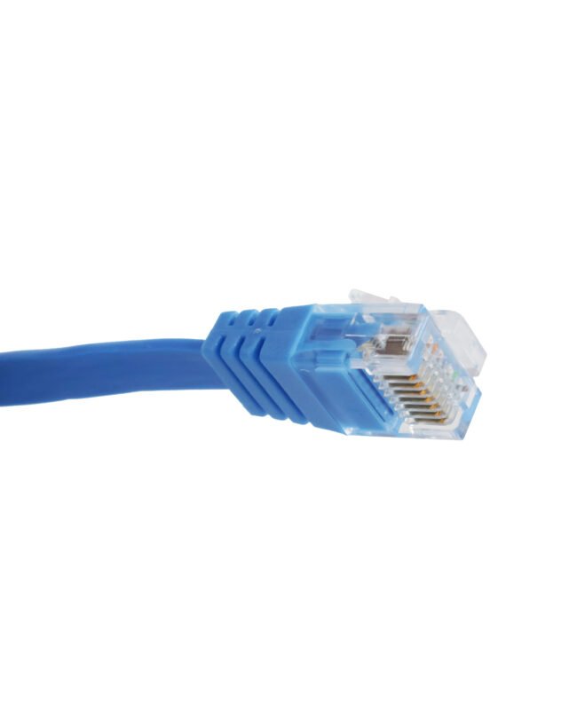 Patch cord Cat6 Azul 2 FT PLANOS, LANTEK LTK-C602B