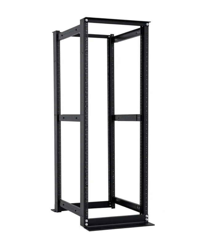 OPEN RACK 4 POSTES 42U AJUSTABLE 2000 H 600 W 900 D INCLUYE TORNILLOS DESARMADO, LANTEK LTK-OR4P42