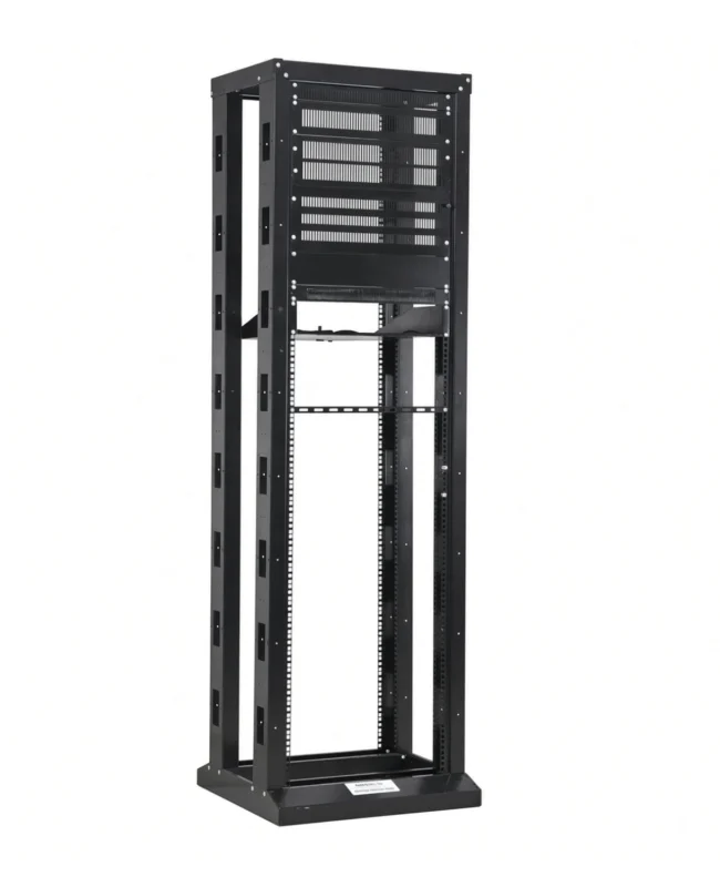 OPEN RACK 4 POSTES 42U AJUSTABLE 2000 H 600 W 900 D INCLUYE TORNILLOS DESARMADO, LANTEK LTK-OR4P42