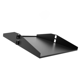 Bandeja 2U 499mm (19) de fondo DOBLE Lisa para open rack, LANTEK LTK-BAN2002U