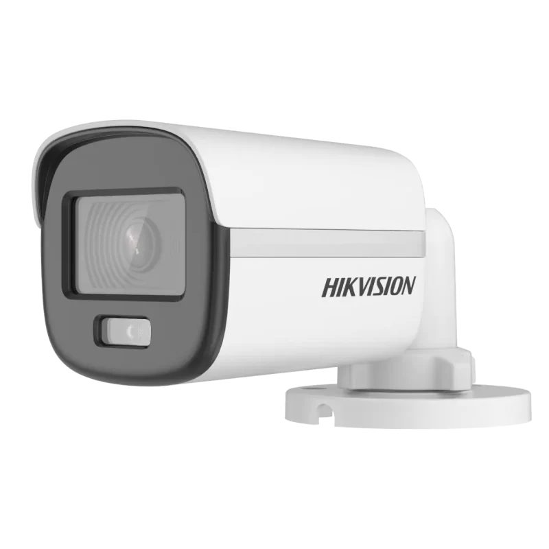 Camara Bullet, 2.8mm, 2MP, Color Vu, LED blanca hasta 20m, HIKVISION DS-2CE10DF0T-F