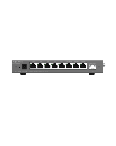 RG-EG209GS Balanceador / Router / 8 GE + 1 SFP / Hasta 4 WAN / 200 usuarios concurrentes / 600 Mbps, REYEE RG-EG209GS