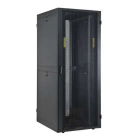 GABINETE 42U PISO 800W*1200D*2100H SERVER NO ABANICOS DESARMADO CAP 1300KGS, LANTEK LTK-GAB420812