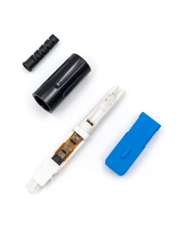 Conector rapido SC Prepulido UPC FTTH, LANTEK LTK-ESC-UPC-CONNECTOR