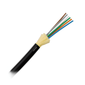 Fibra Monomodo 6 hilos Indoor/Outdoor 900um Tight Buffered Aramid yarn LSZH G657A2 50 Metros, LANTEK LTK-FIBSM-6