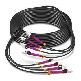 Patch Cord LC - LC Multimodo 4 hilos 25mts OM4 Indoor/Outdoor, LANTEK LTK-PC4*OM4-25