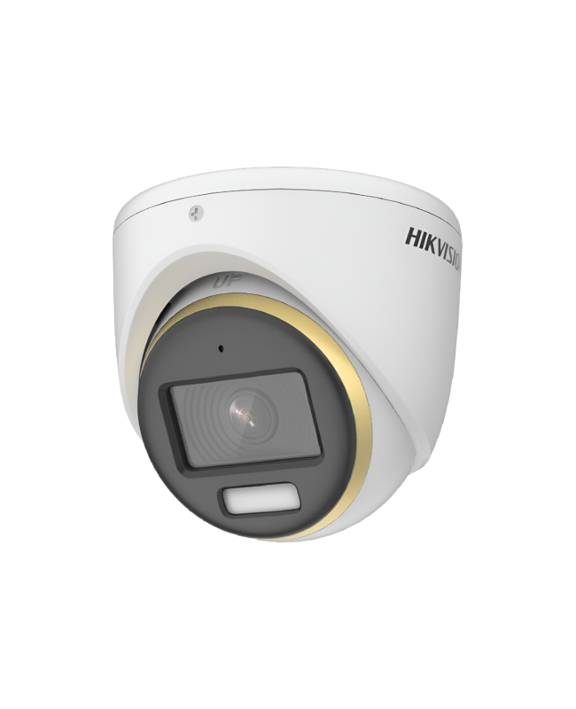 Camara Turret AUDIO, 2.8mm, 2MP, IP67, ColorVu, LED blanca hasta 20m, HIKVISION DS-2CE70DF3T-MFS
