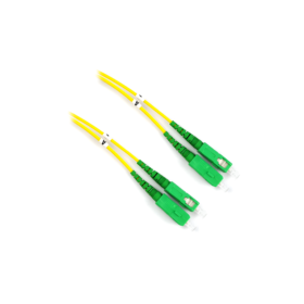 Patch Cord SC/APC - SC/APC Monomodo Duplex 9/125um 15M, LANTEK LTK-SC/APC-SC/APC15M