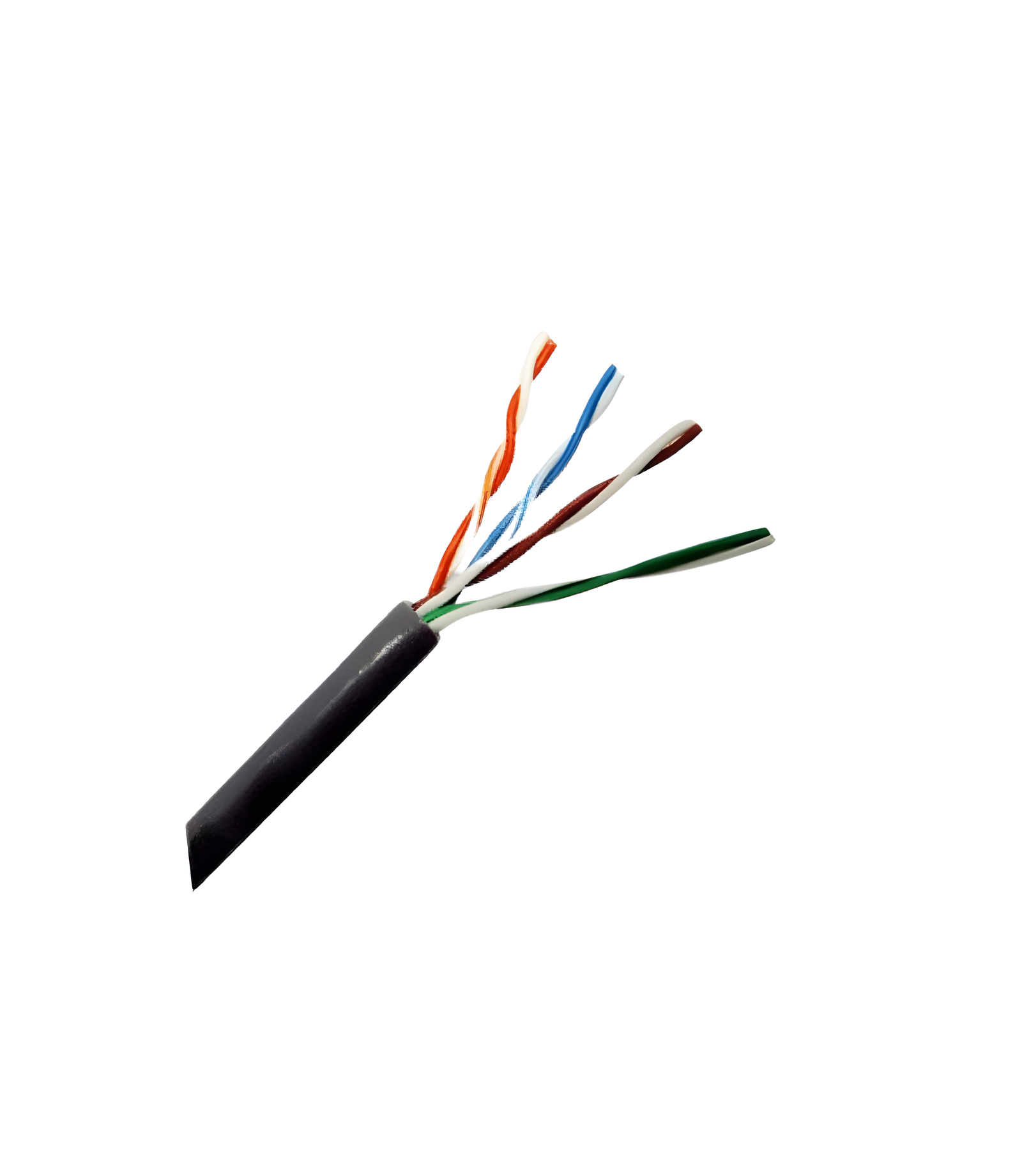2797 cable Cable UTP Cat5E 0.50MM Indoor/Outdoor, Negro, Rollo de 100M CMX, LANTEK LTK-C5X100 - Image 1