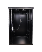 Gabinete 20U Pared ABATIBLE Armado reforzado 2 Abanicos 600W 550D 1000H PlexiGlass 60 kgs, LANTEK LTK-GAB20PG - Imagen 2