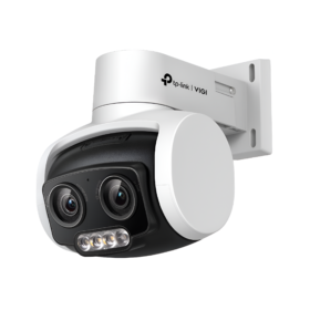Camara PTZ IP 4mp Full Color IR/LED 30m DWDR Dual Lens Zoom 3X SD 2-way Audio IP66 Defense Tracking, TP-LINK VIGI C540V