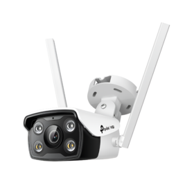 Camara Bullet IP 4mp Full Color IR/LED 30m Wireless DWDR SD 2-way Audio IP66 Analiticas Defense, TP-LINK VIGI C340-W(4mm)