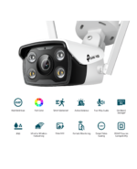 Camara Bullet IP 4mp Full Color IR/LED 30m Wireless DWDR SD 2-way Audio IP66 Analiticas Defense, TP-LINK VIGI C340-W(4mm) - Imagen 2