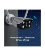 Camara Bullet IP 4mp Full Color IR/LED 30m Wireless DWDR SD 2-way Audio IP66 Analiticas Defense, TP-LINK VIGI C340-W(4mm) - Imagen 3