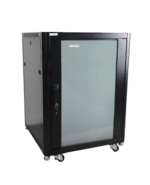 GABINETE 15U PISO 600mm*600mm Con Rodines Sin abanico (DESARMADO), LANTEK LTK-TE6615