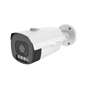 Camara IP Bullet Varifocal 12mm Lite Onvif AI 5mp WDR Mic/Speak 2W SD Full Color/IR/LED/Strobe, LANTEK LTK-CIPBULV5MPLITE