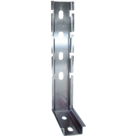 Soporte pared en L para canasta metalica 200mm EcoLine, LANTEK LTK-CMLW200