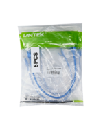 Patch Cord Cat6A Azul 5 FT REDONDO PACK 5 UNDS, LANTEK LTK-C6A05B.5UNDS - Image 2