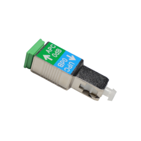 Adaptador de Fibra optica SC/UPC male a SC/APC female SM 9/125 Hybrid, LANTEK LTK-SC/UPCmaleSC/APCfemale