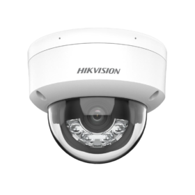 Camara Domo IP 4MP Lente fijo con luz hibrida inteligente IP67 H.265 PoE IK08, HIKVISION DS-2CD1143G2-LIU(2.8mm)