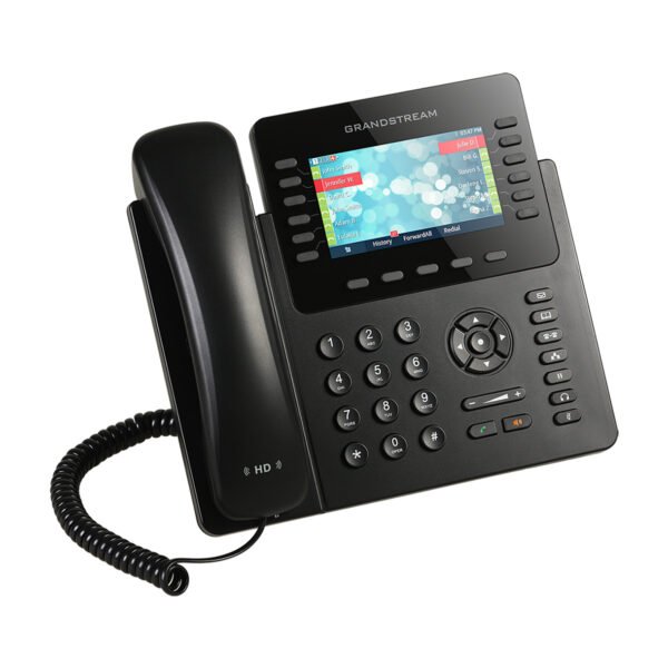 Telefono IP 12 líneas, bluetooth, pantalla led 4.3 a color, POE, GRANDSTREAM GXP2170