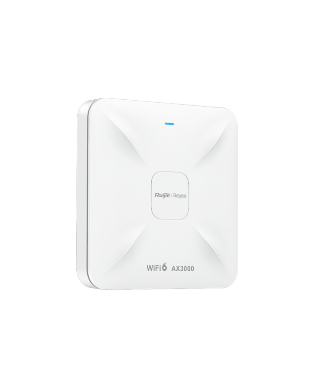 Access Point Indoor / WiFi-6 AX3000 / 1x 2.5GE + 1 GE / PoE / Doble banda / MIMO 2×2, REYEE RG-RAP2260