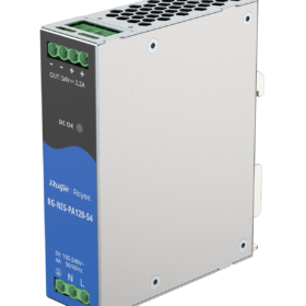 Fuente de Alimentación AC/DC 120W 54VDC/2.2A Din-Rail para Switch Industrial, RUIJIE RG-NIS-PA120-54