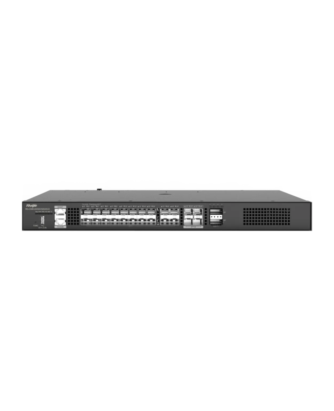 Switch 20 SFP+ (2.5GE-10GE) / 4 SFP28 25G + 2 QSFP+ 40G uplink, Cloud / Requiere Fuente, RUIJIE RG-CS86-20XS4VS2QXS-D