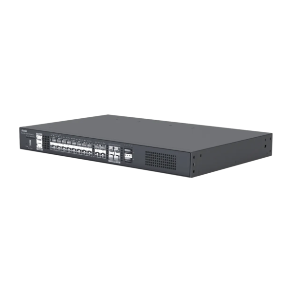 Switch 20 SFP+ (2.5GE-10GE) / 4 SFP28 25G + 2 QSFP+ 40G uplink, Cloud / Requiere Fuente, RUIJIE RG-CS86-20XS4VS2QXS-D