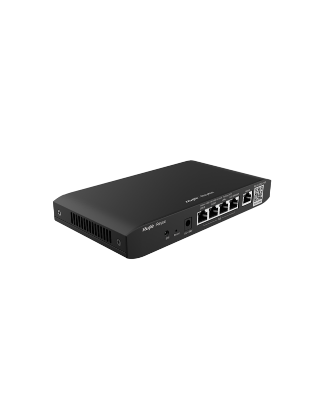 Balanceador / Router / 4 PoE + 1 GE / 54W / Hasta 2 WAN / 100 users / SMB / AUTHENT Y SNMP, RUIJIE RG-EG105G-P-V3