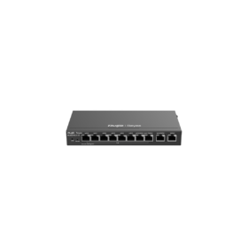 Balanceador / Router / 8 PoE + 2 GE / 110W / Hasta 4 WAN / 200 users / SMB, RUIJIE RG-EG210G-P-V3
