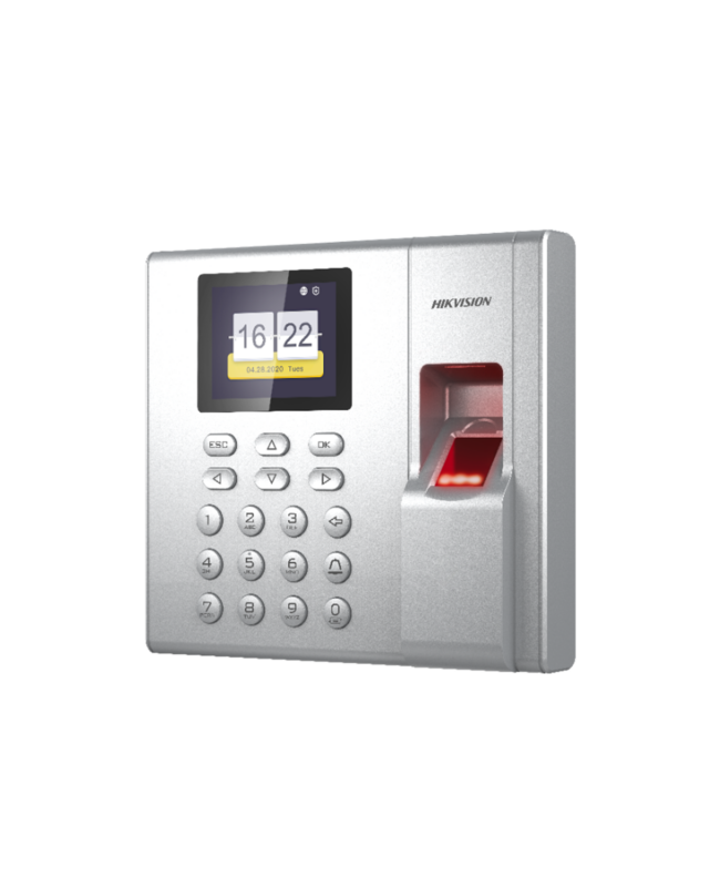 Control de acceso y asistencia 1000 usuarios huellas y lector de tarjeta M1(Mifare) no incluye fuente, HIKVISION DS-K1T8003MF(O-STD) (BIOMETRICO)