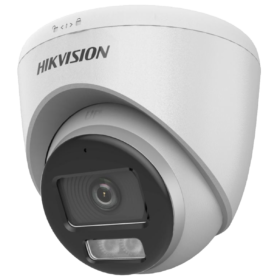 Camara Analoga Turret 3K SMART COLOR-VU 40m/IR 40m 2.8mm IP67 Microfono integrado, HIKVISION DS-2CE72KF0T-LFS